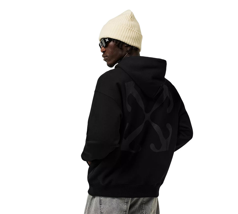 Off-White Arrow Skate Hoodie- Black