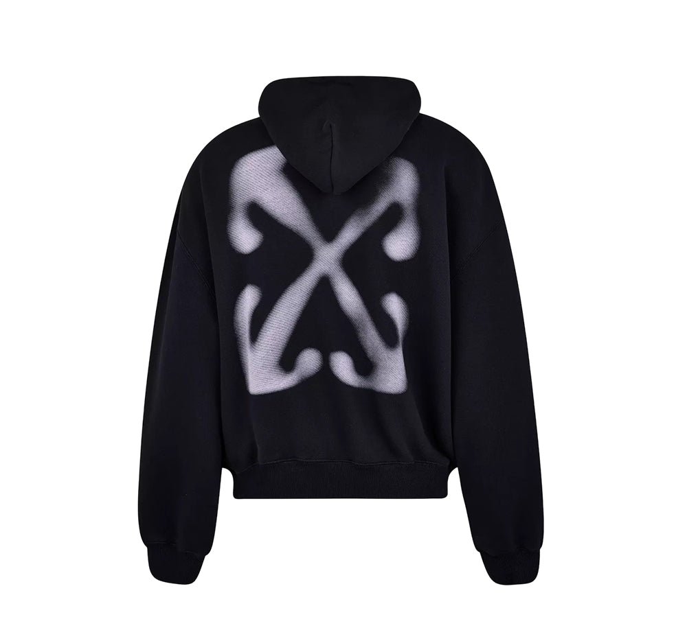 Off-White Vanish Arrow Skate Hoodie - Black