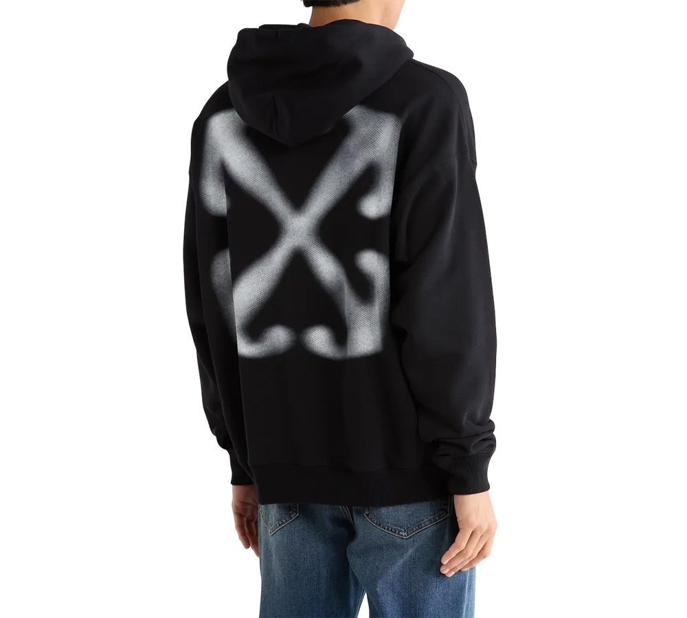 Off-White Vanish Arrow Skate Hoodie - Black