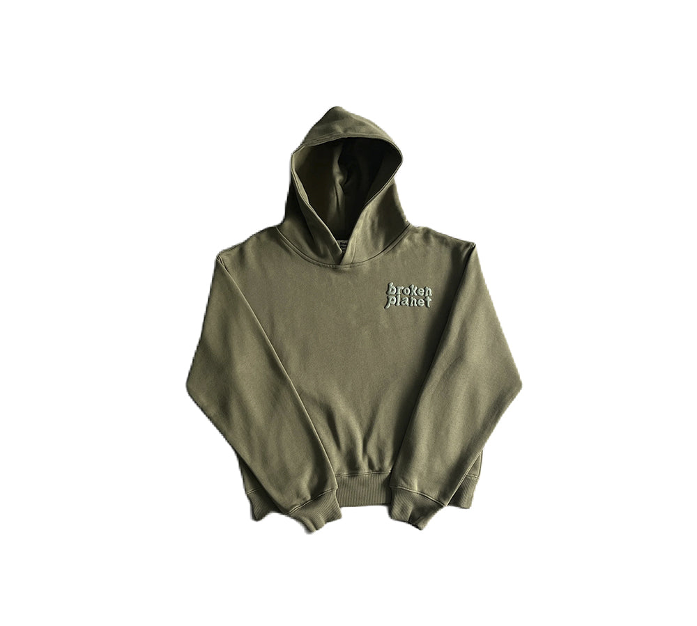 Broken Planet Hoodie - Olive