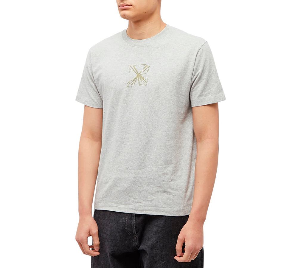 Off-White c/o Virgil Abloh Splashy Arr S/S T-shirt - Melange Grey