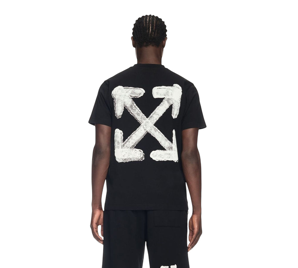 Off-White SPRAY ARROW SLIM S/S T-shirt - Black