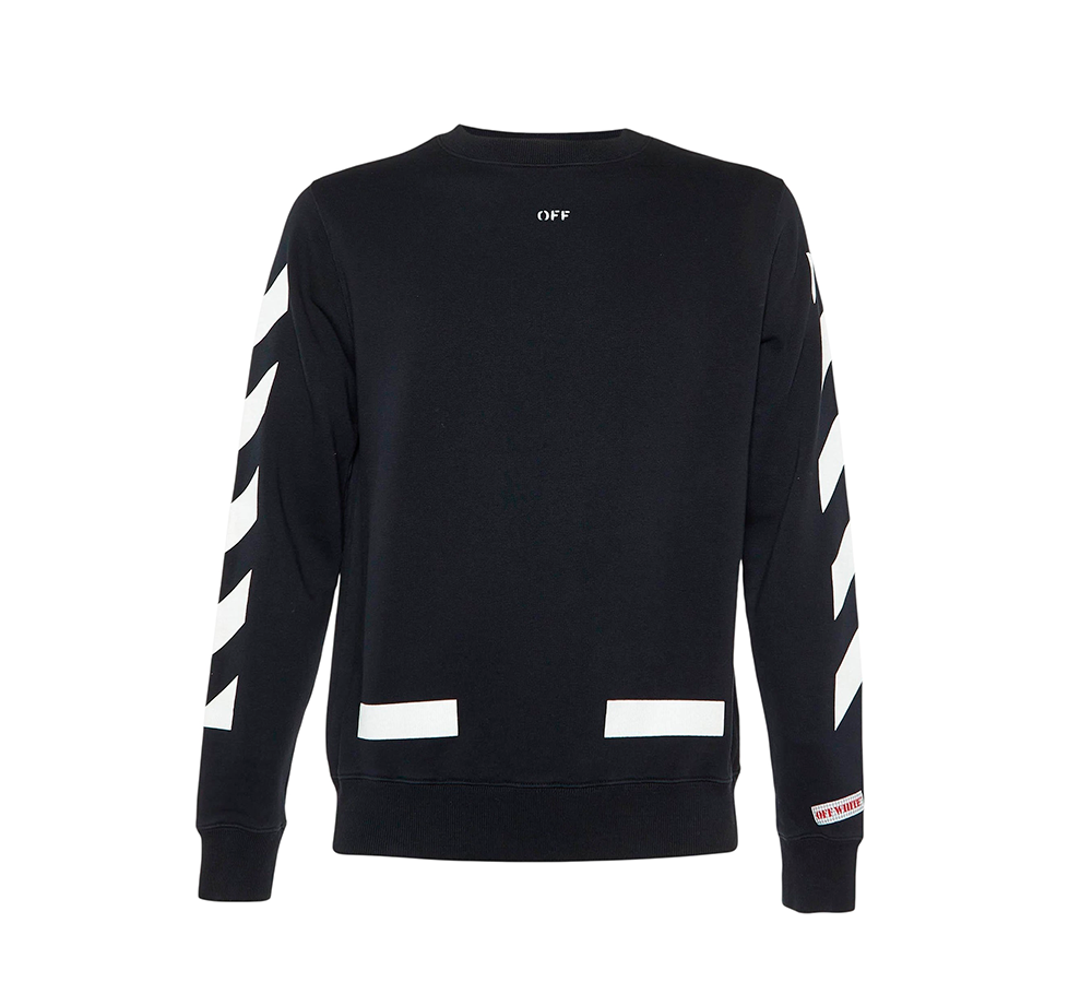 OFF-WHITE Diagonal Arrows Crewneck - Black