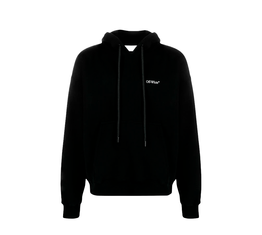 Off-White Scratch Arrow Skate Hoodie - Black