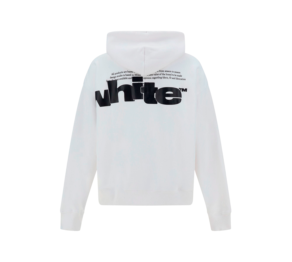 Off-White Shared Logo Skate Hoodie - White
