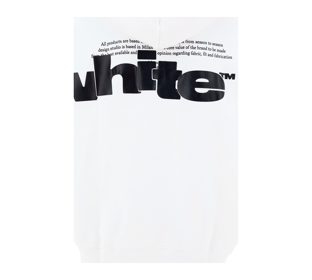 Off-White Shared Logo Skate Hoodie - White