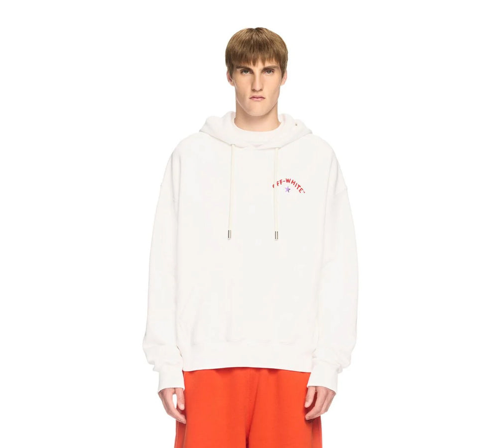 Off-White Star Arrow Skate Hoodie - White