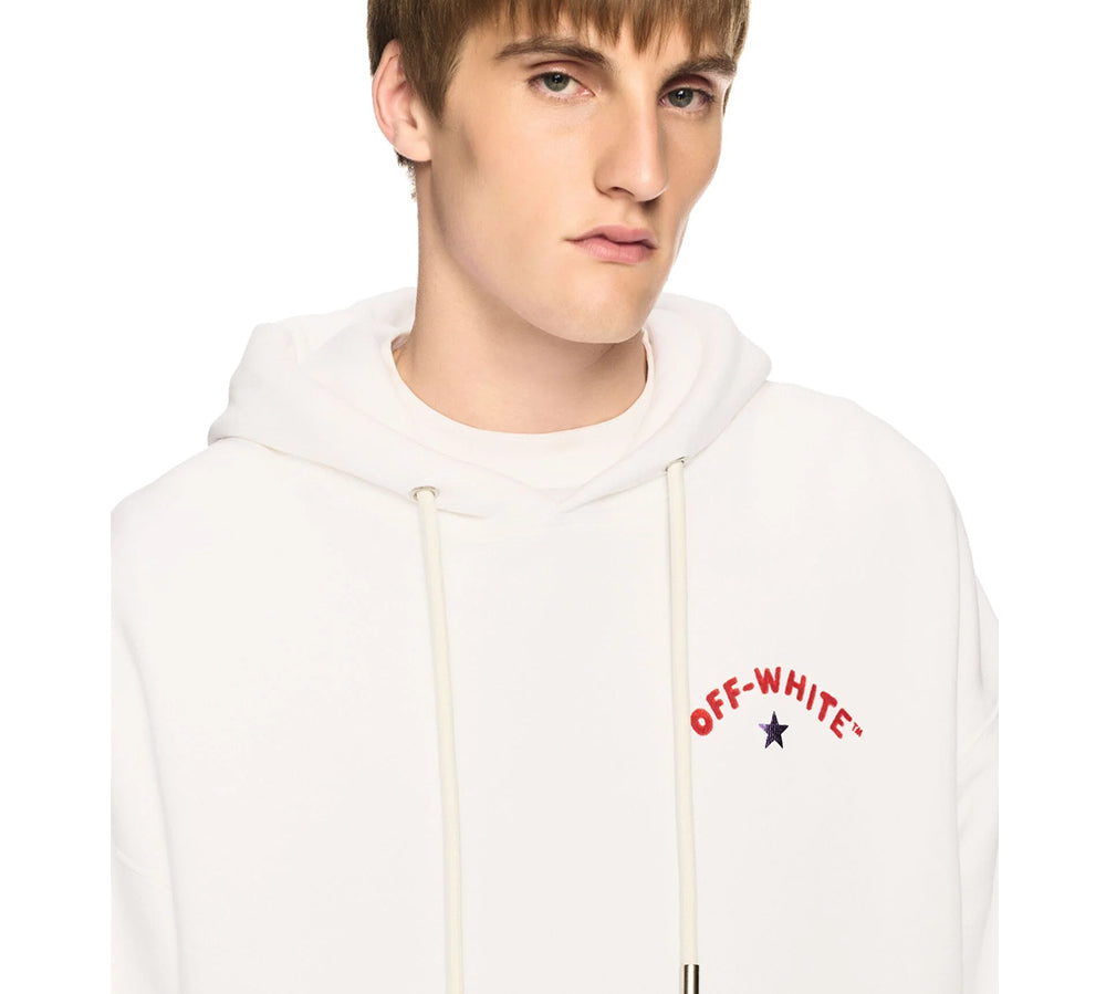 Off-White Star Arrow Skate Hoodie - White