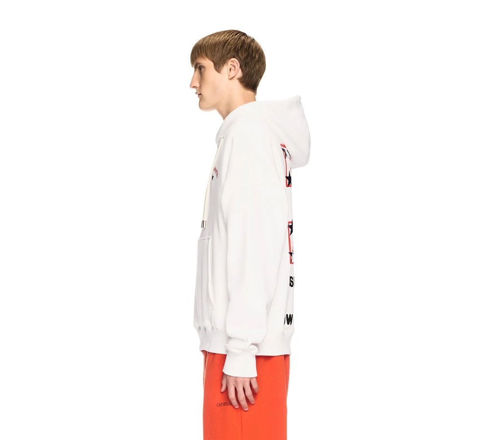 Off-White Star Arrow Skate Hoodie - White