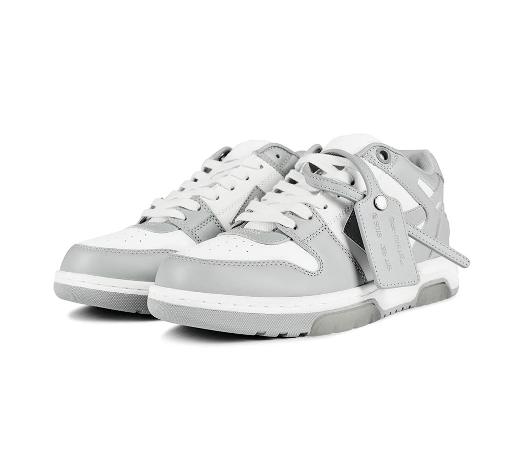 Off-White Out Of Office Calf Leather - White Grey