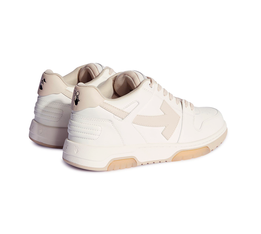 Off-White OOO Leather - White Light Pink Beige