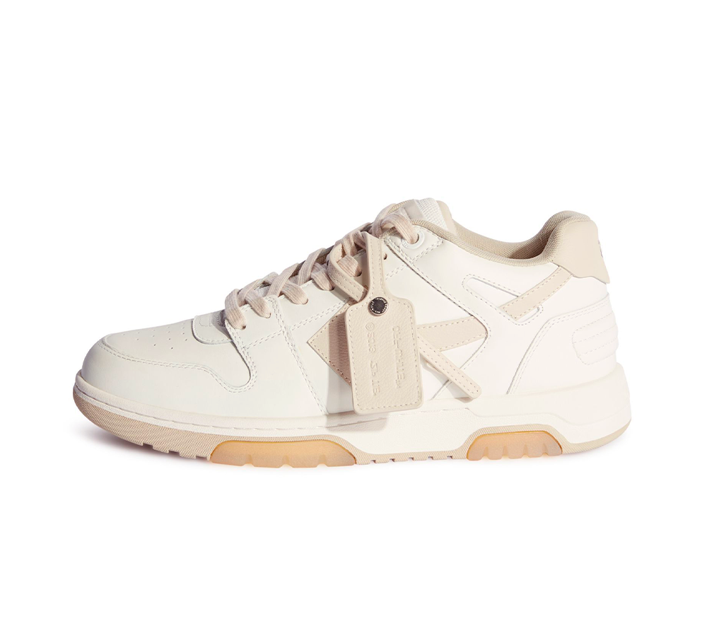 Off-White OOO Leather - White Light Pink Beige