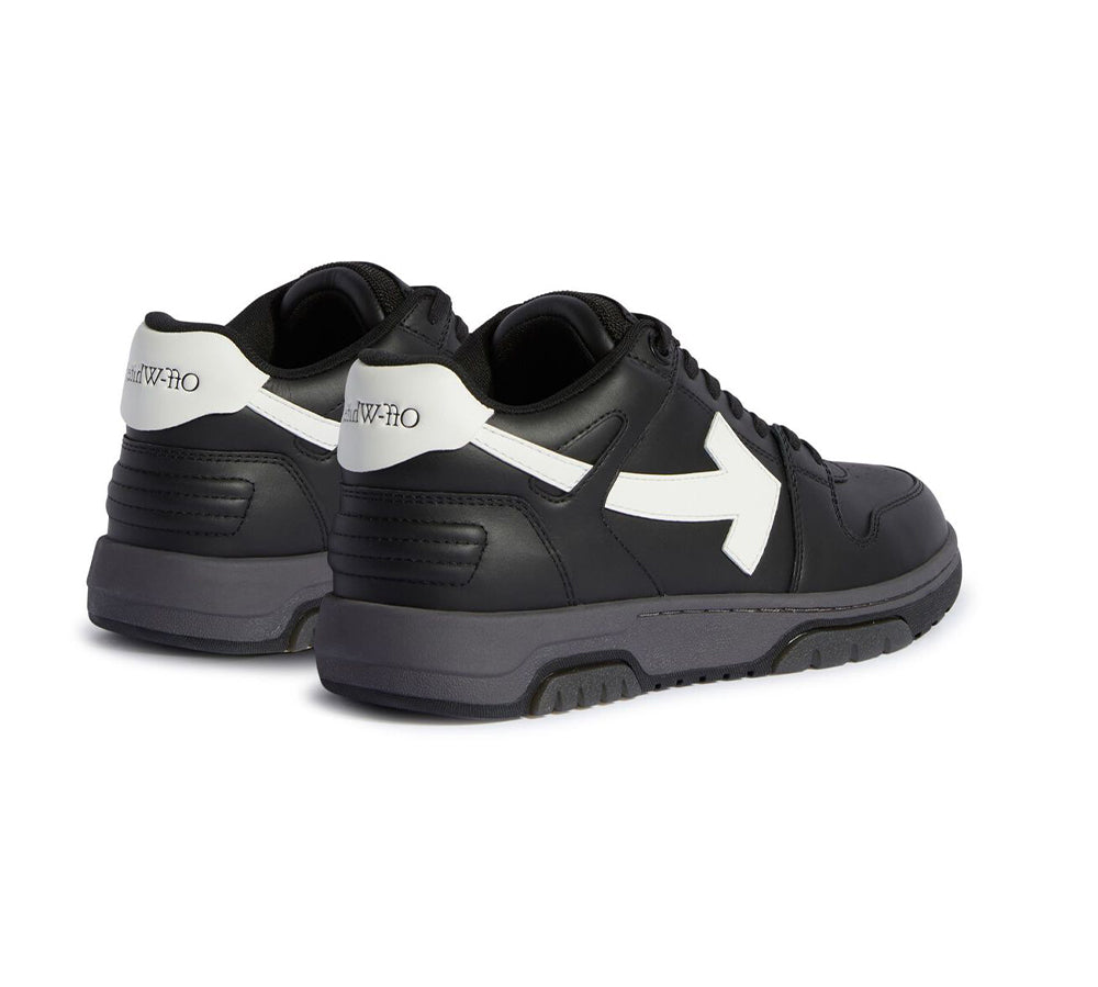 OFF-WHITE Out Of Office "OOO" Low Tops - Calf Leather Black