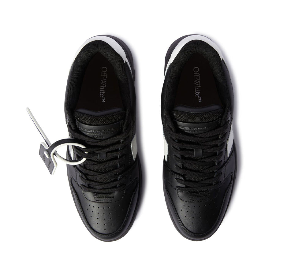 OFF-WHITE Out Of Office "OOO" Low Tops - Calf Leather Black