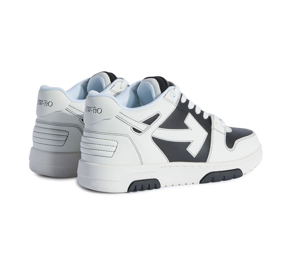 OFF-WHITE Out Of Office OOO Low Tops - Black White