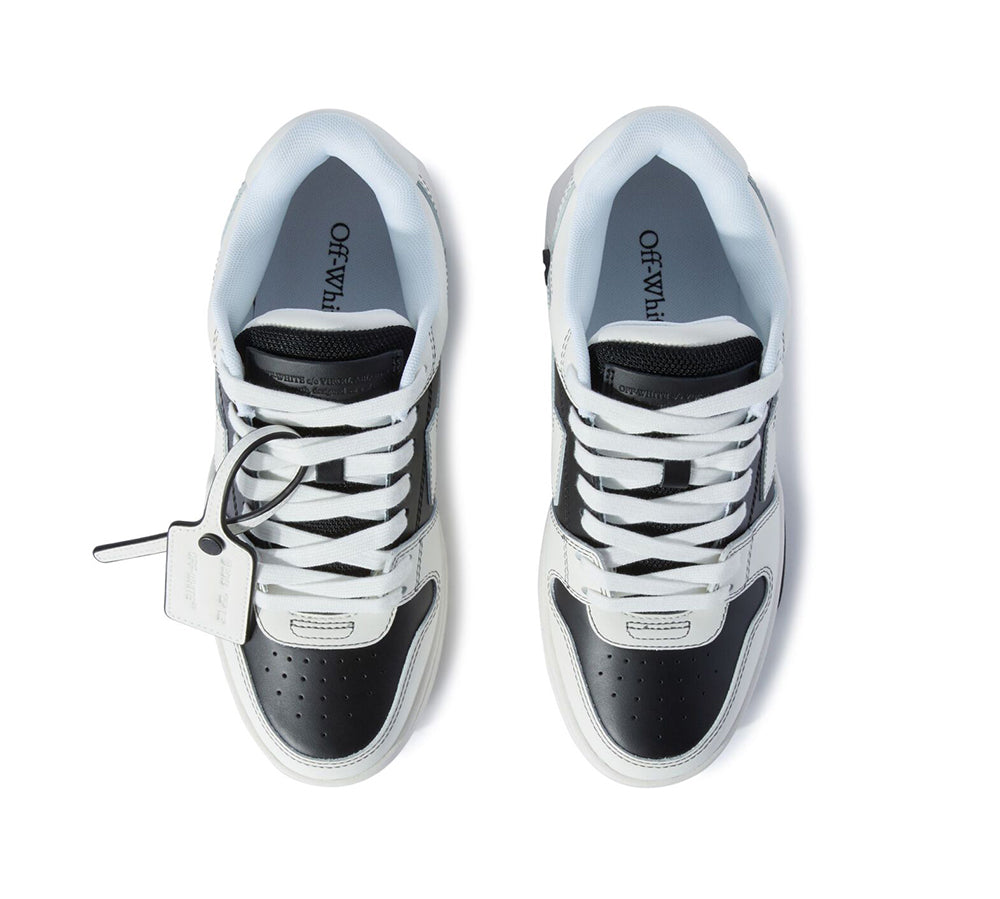 OFF-WHITE Out Of Office OOO Low Tops - Black White