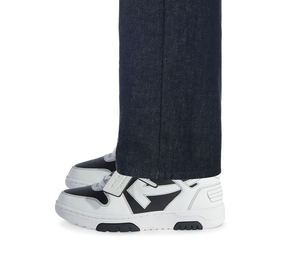 OFF-WHITE Out Of Office OOO Low Tops - Black White