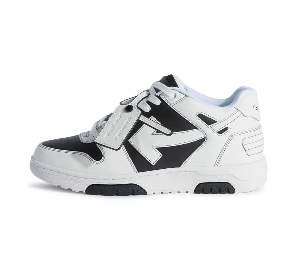 OFF-WHITE Out Of Office OOO Low Tops - Black White