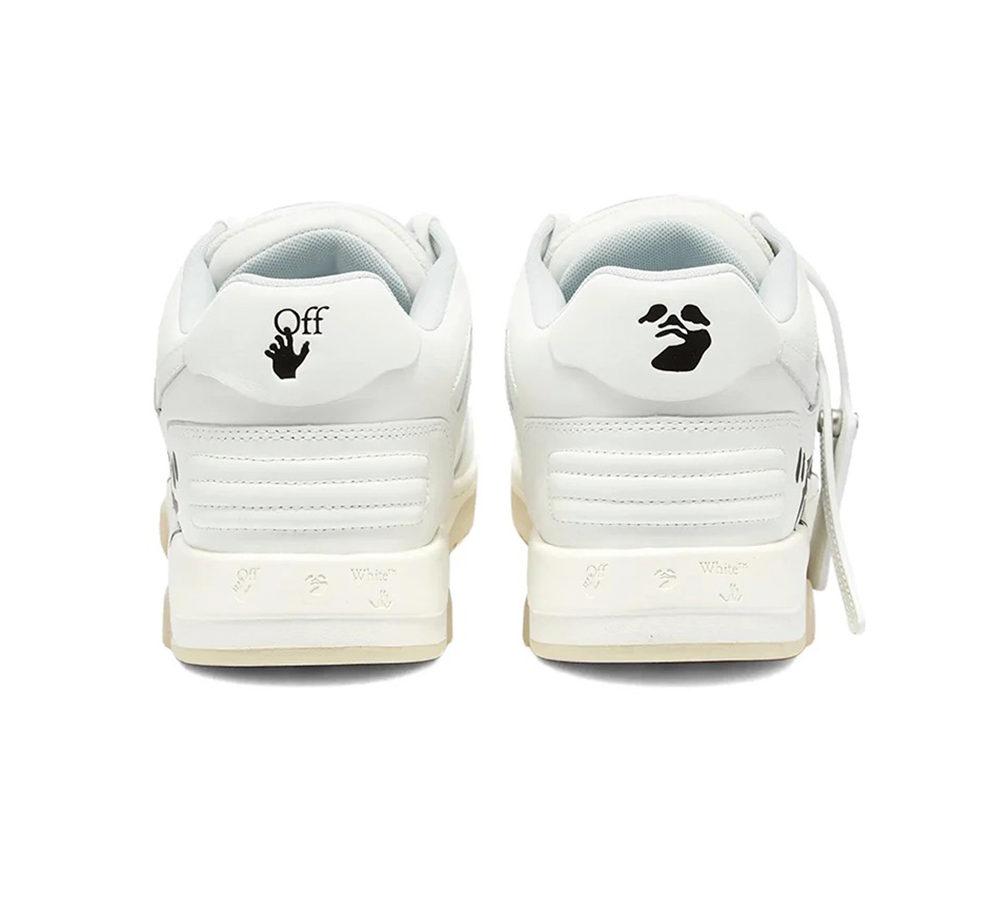 OFF-WHITE Out Of Office OOO Low Tops - For Walking White Black