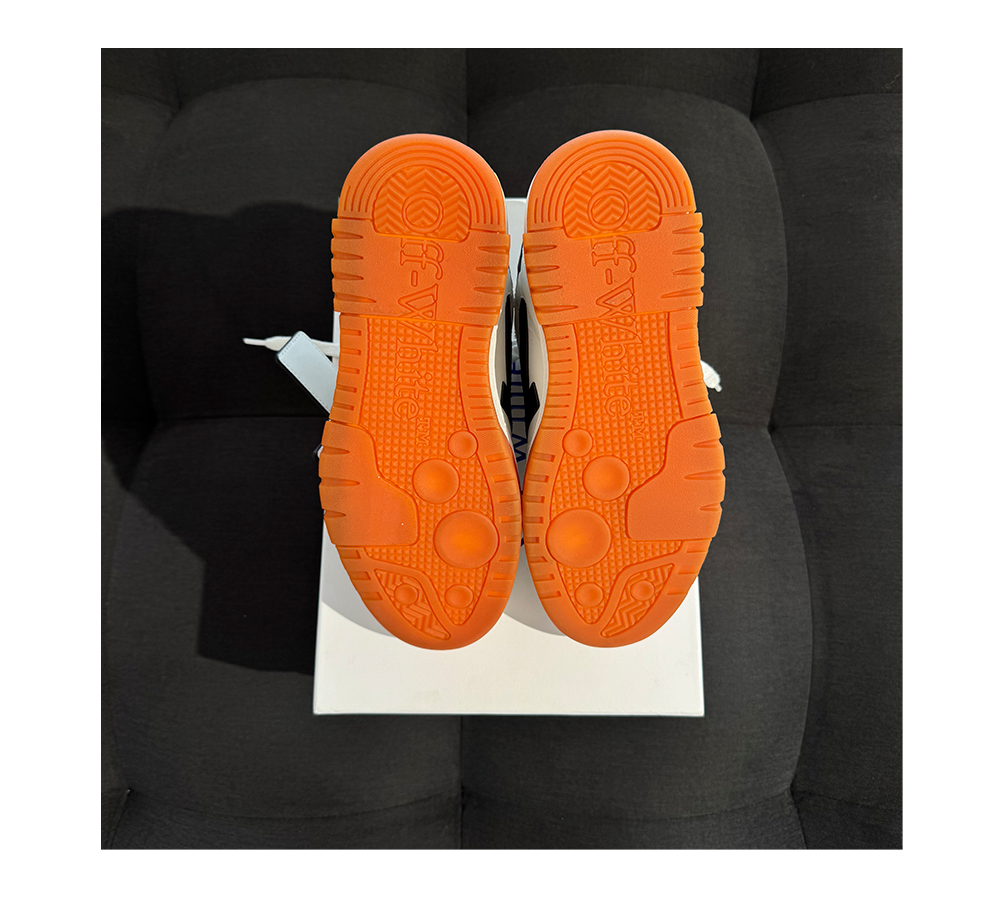 OFF-WHITE Out Of Office OOO Low Tops (38) - White Black Gum (USADO)