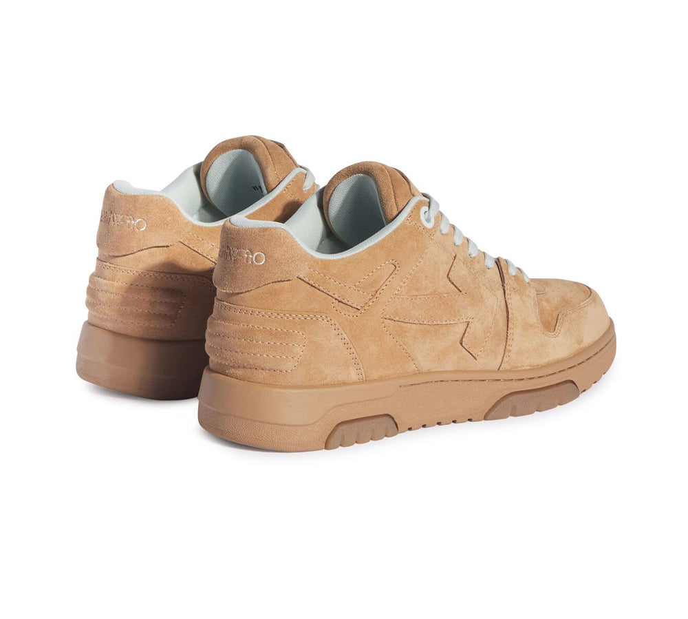 OFF-WHITE Out Of Office Low Tops - Full Suede Brown