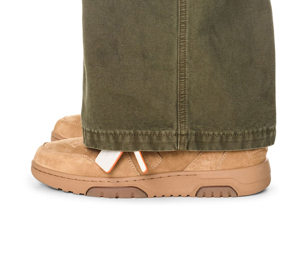 OFF-WHITE Out Of Office Low Tops - Full Suede Brown