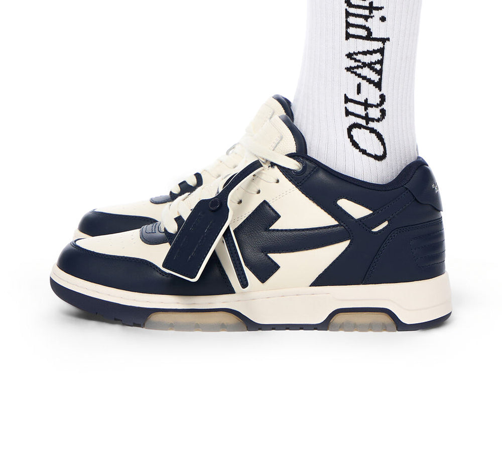 OFF-WHITE Out Of Office Low Tops - White Petrol