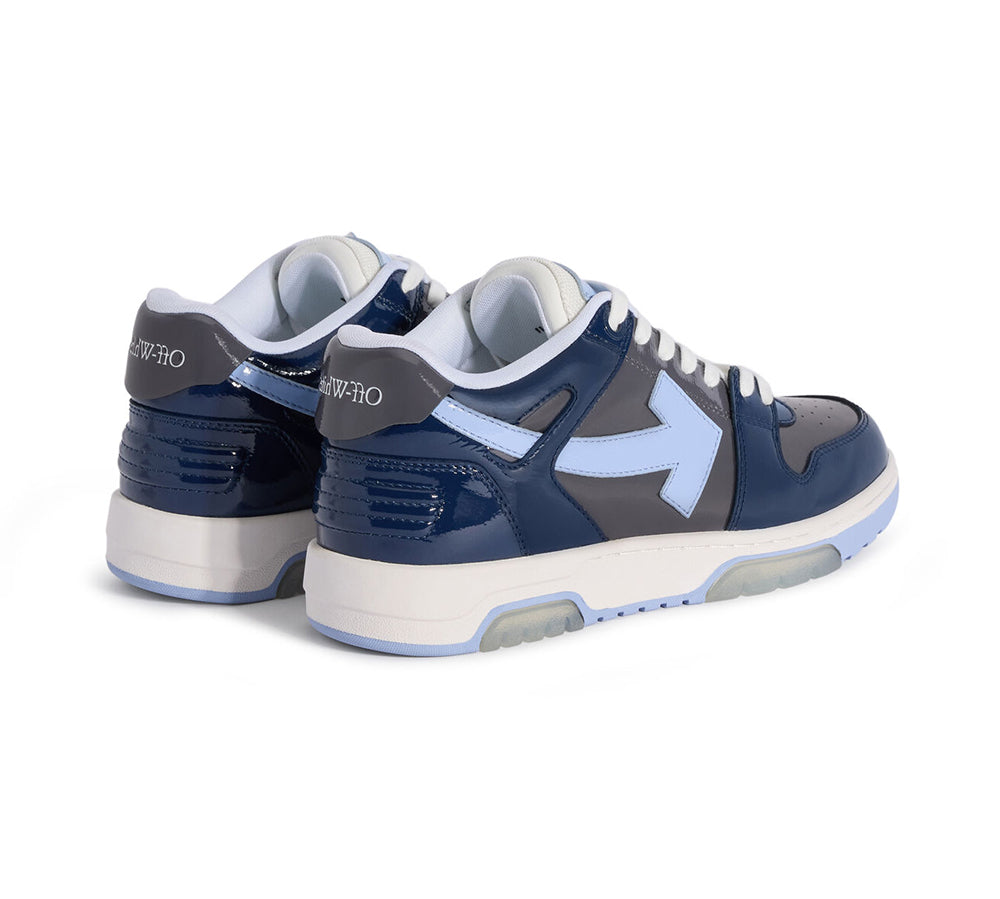 OFF-WHITE Out Of Office Low Tops - Grey Melange - Light Blue