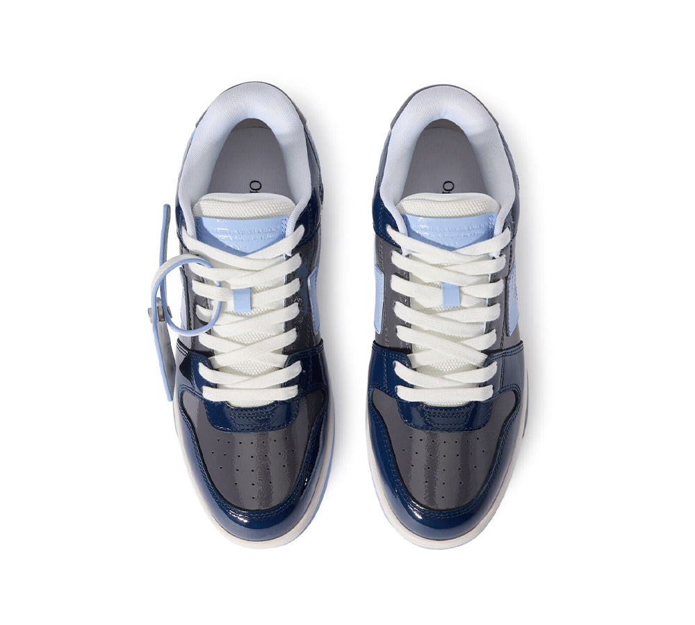 OFF-WHITE Out Of Office Low Tops - Grey Melange - Light Blue