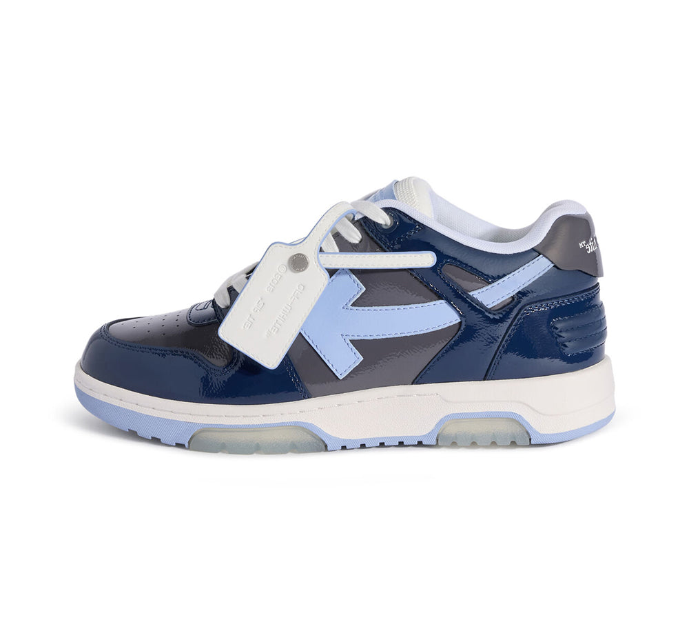 OFF-WHITE Out Of Office Low Tops - Grey Melange - Light Blue