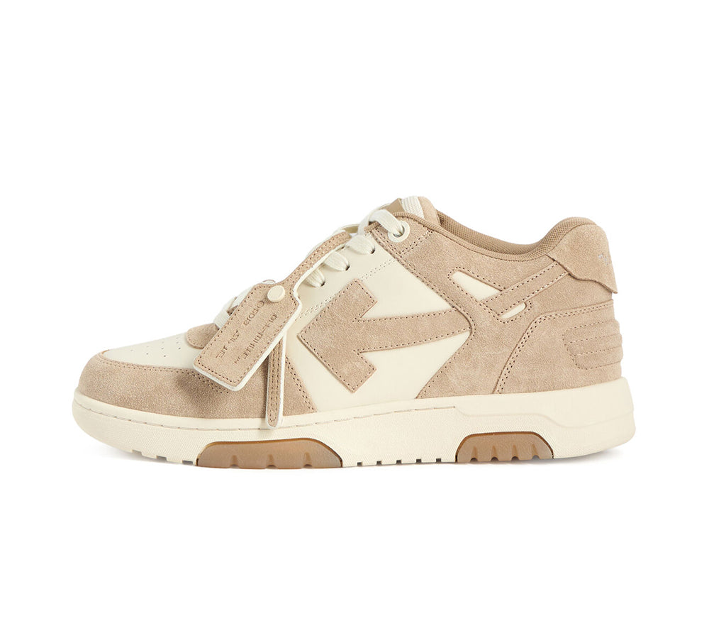 OFF-WHITE Out Of Office Low Tops - Beige Brown