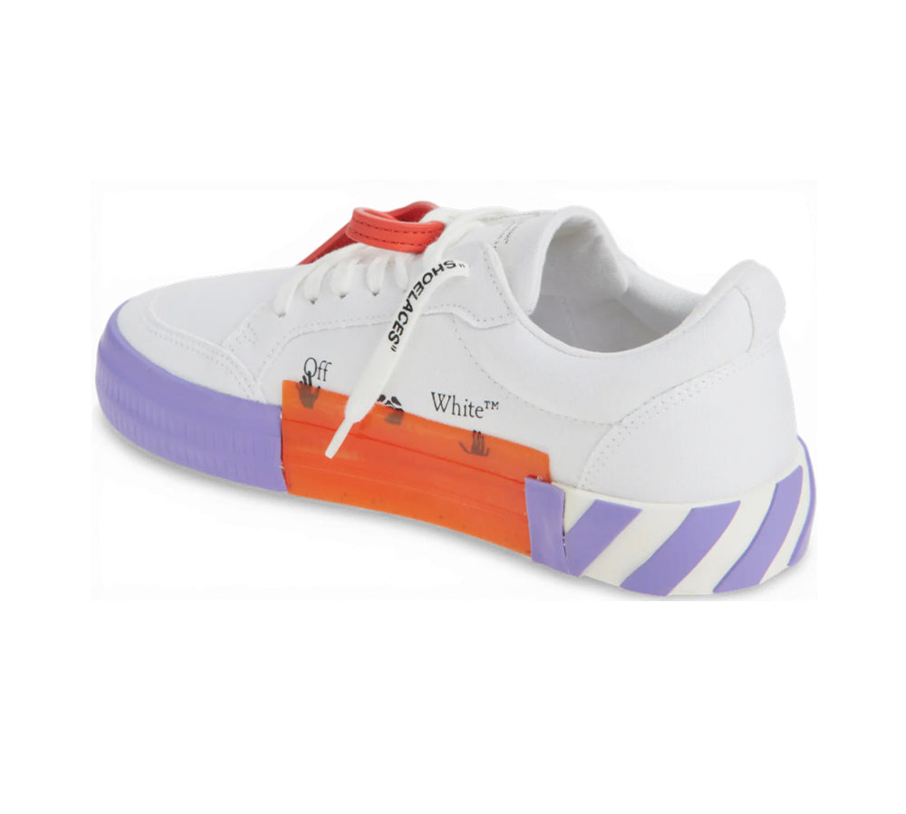 Off-White Vulcanized Low - Canvas White Purple