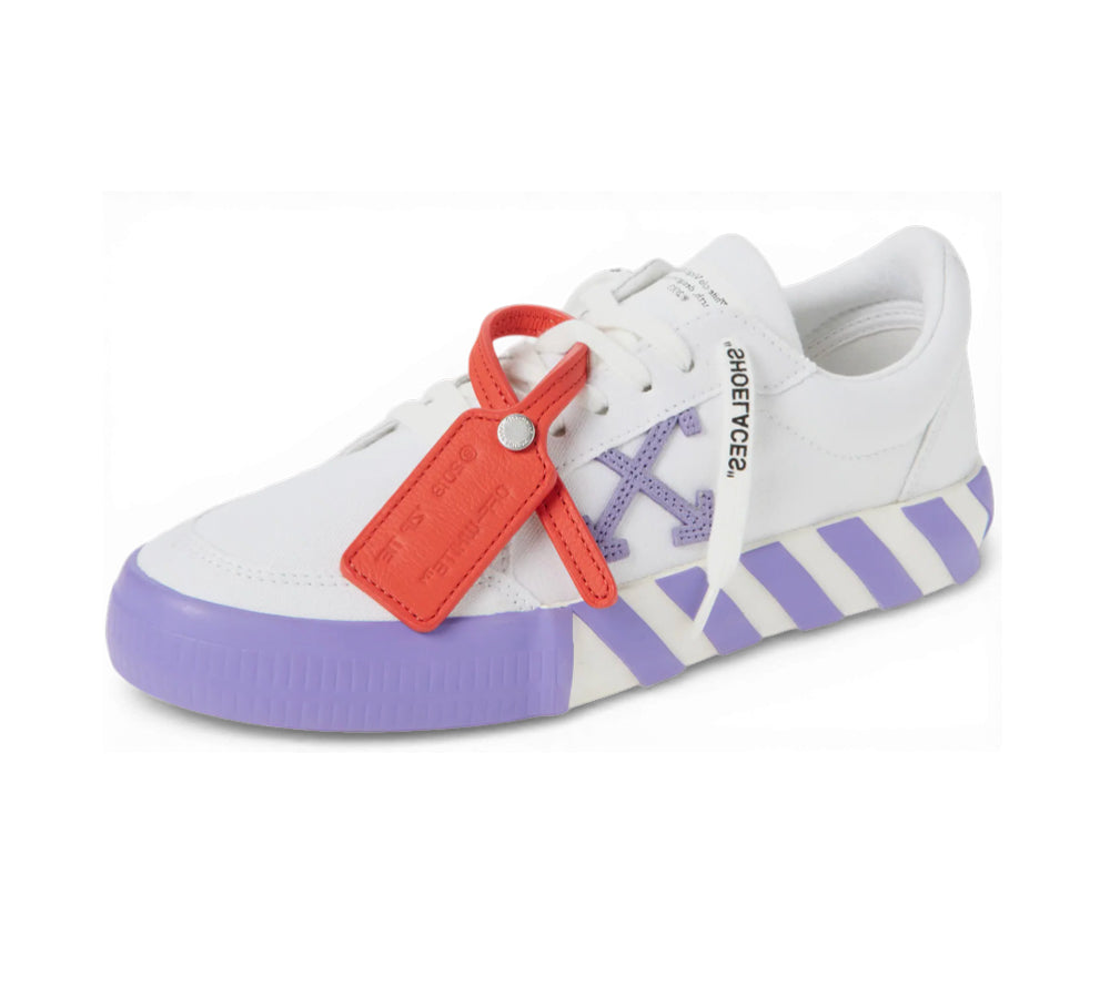 Off-White Vulcanized Low - Canvas White Purple