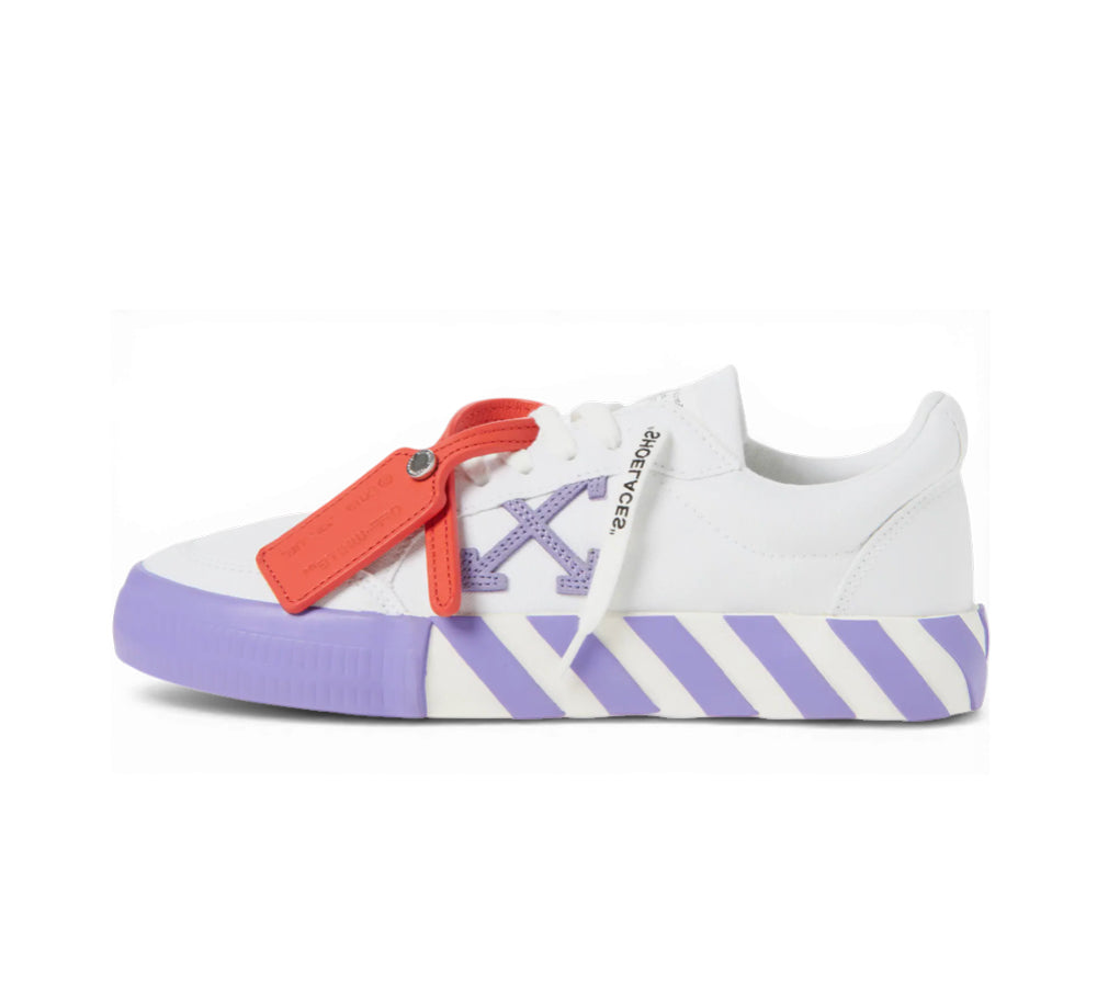 Off-White Vulcanized Low - Canvas White Purple