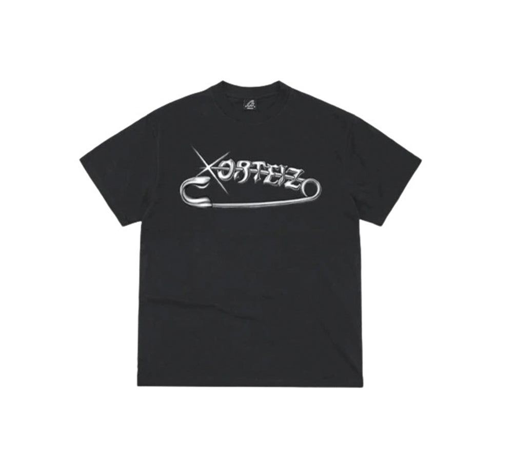 Corteiz Safety Pin Tee - Black