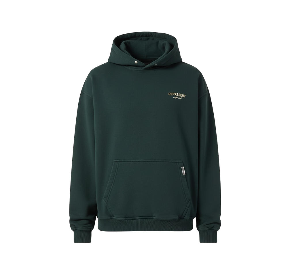 Represent Arabic Owner's Club Hoodie - Forest Green