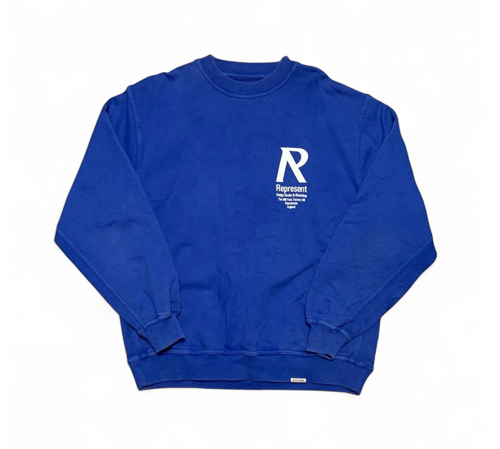 Represent Design Studio Workshop Crewneck - Royal Blue