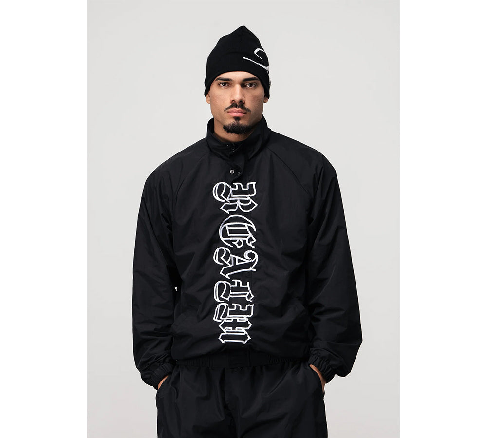 Realm Opo "REALM" Windbreaker Jacket - Black