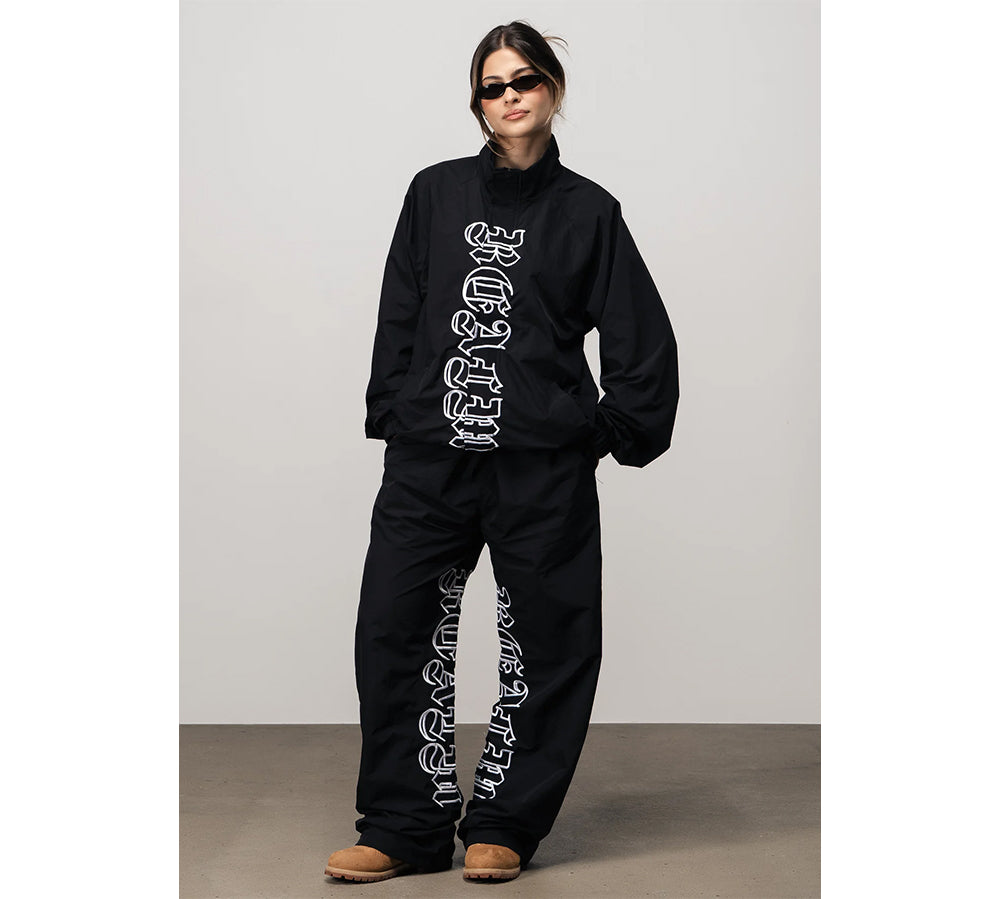 Realm Opo "REALM" Windbreaker Jacket - Black