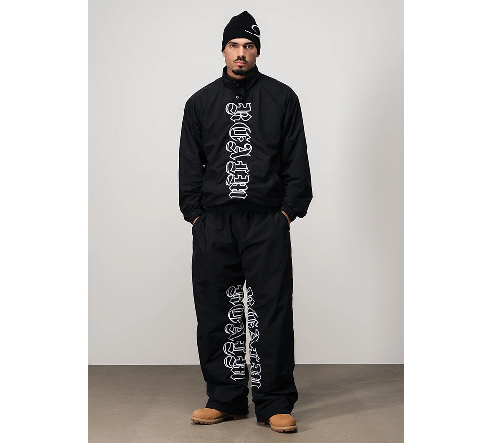 Realm Opo "REALM" Windbreaker Jacket - Black