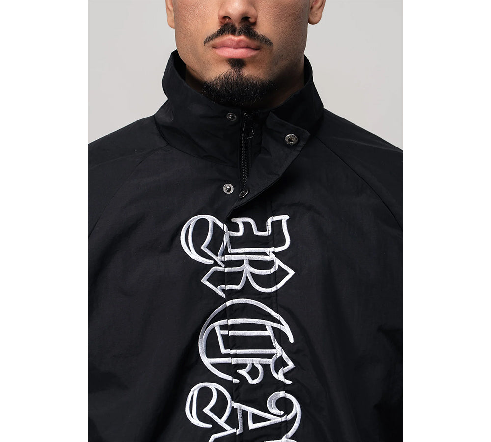 Realm Opo "REALM" Windbreaker Jacket - Black