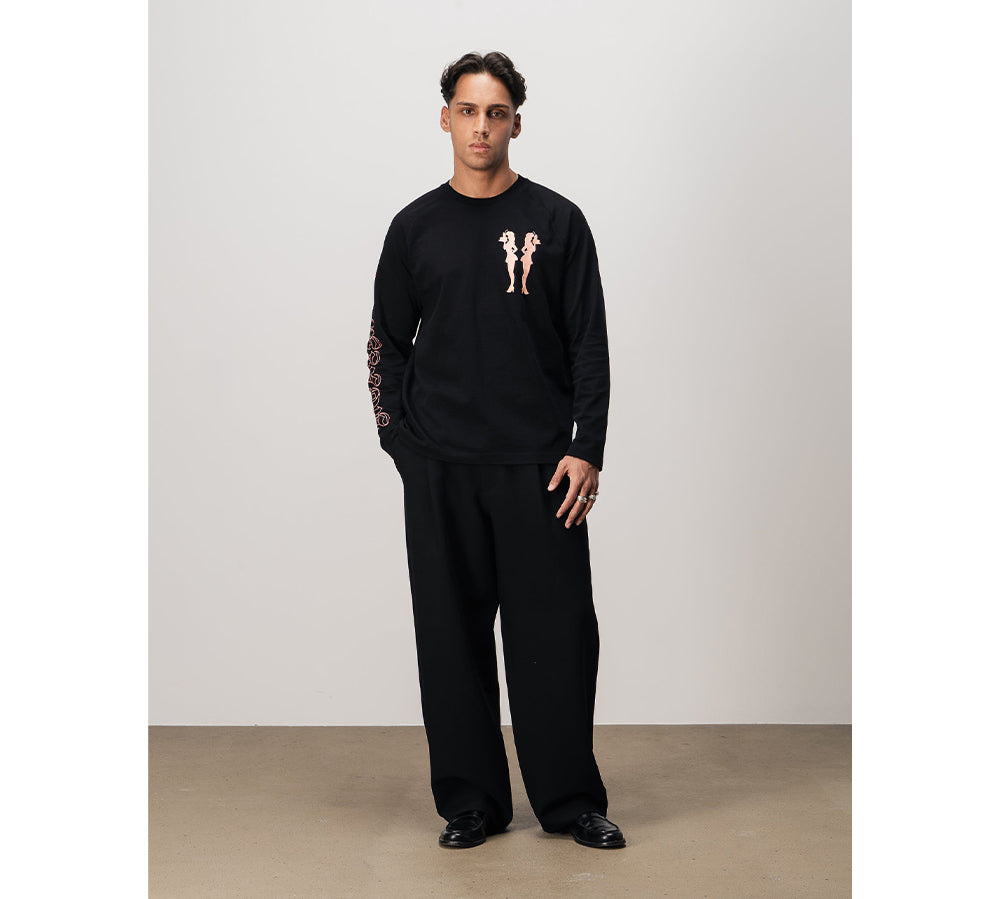 Realm “WAITRESSES” Long Sleeve - Black