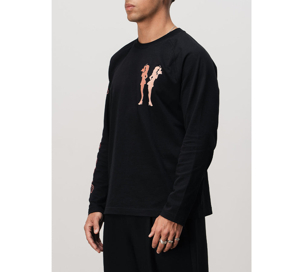 Realm “WAITRESSES” Long Sleeve - Black