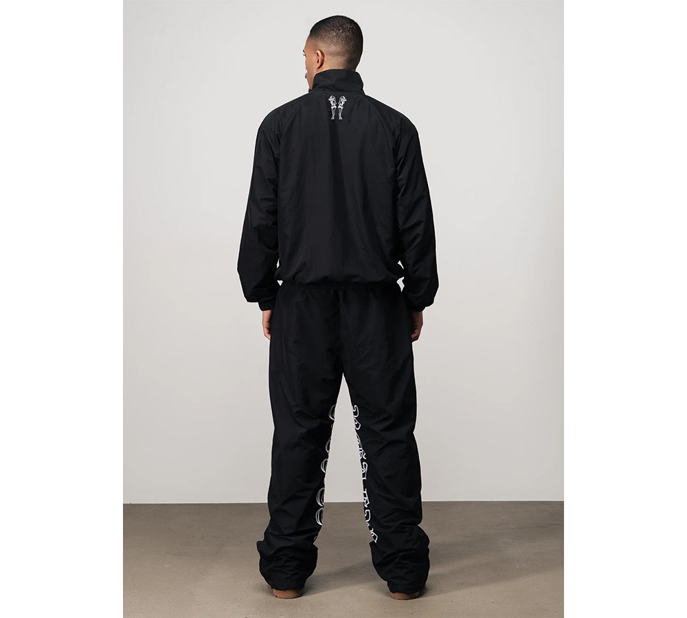 Realm Opo "REALM" Windbreaker Trackpants - Black