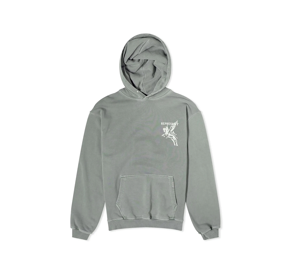 Represent Power And Speed Hoodie - Olive