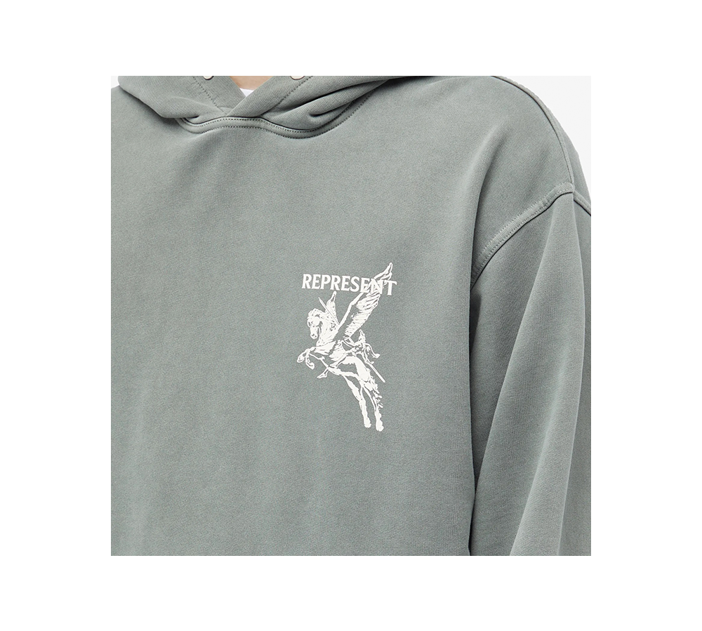 Represent Power And Speed Hoodie - Olive