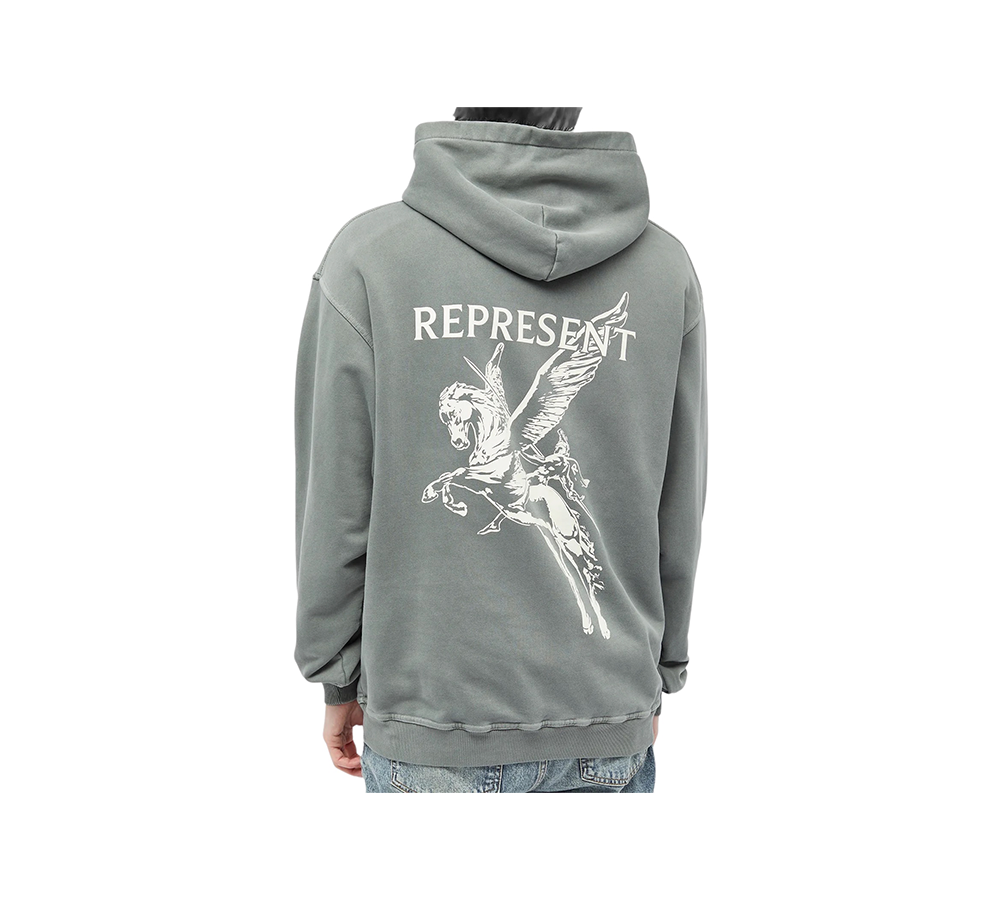 Represent Power And Speed Hoodie - Olive