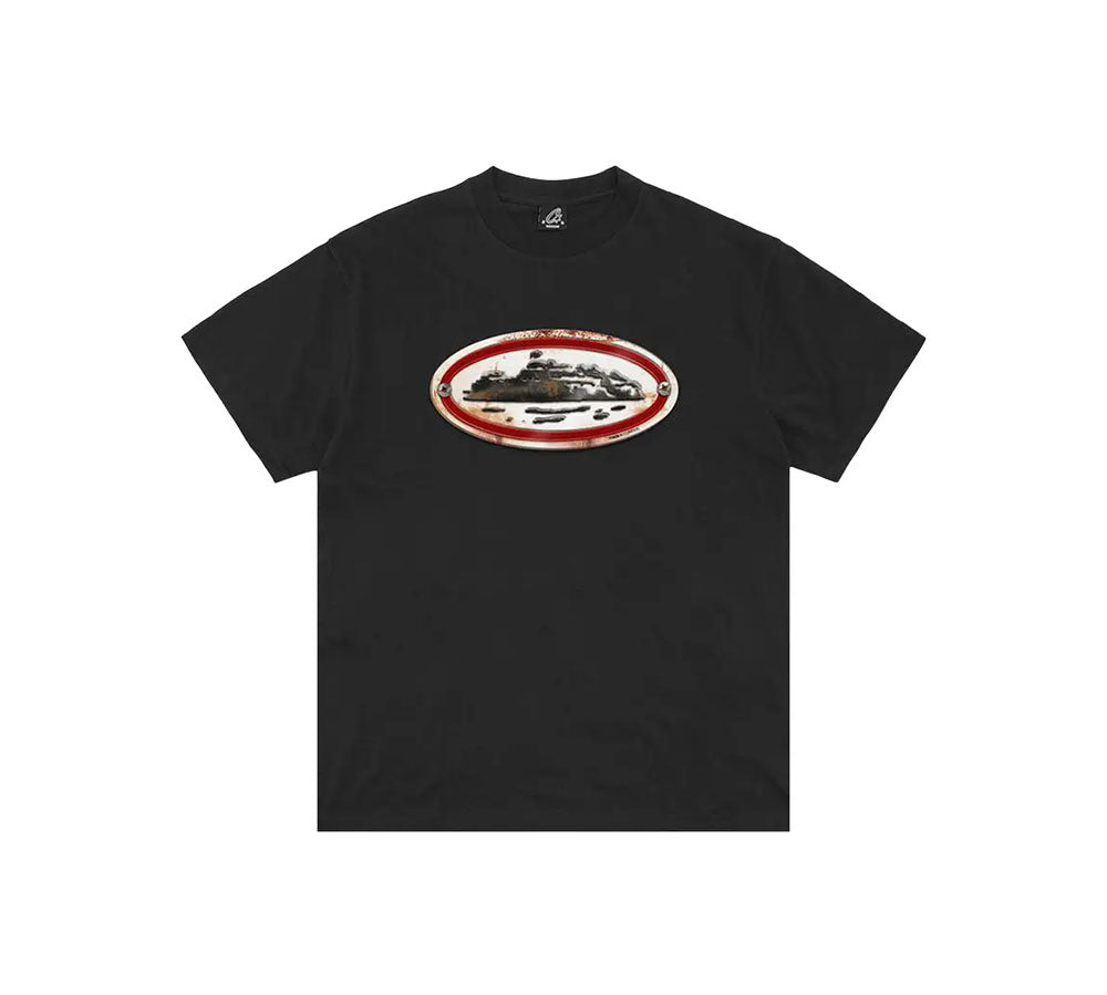 Corteiz Rusty Alcatraz Tee - Black