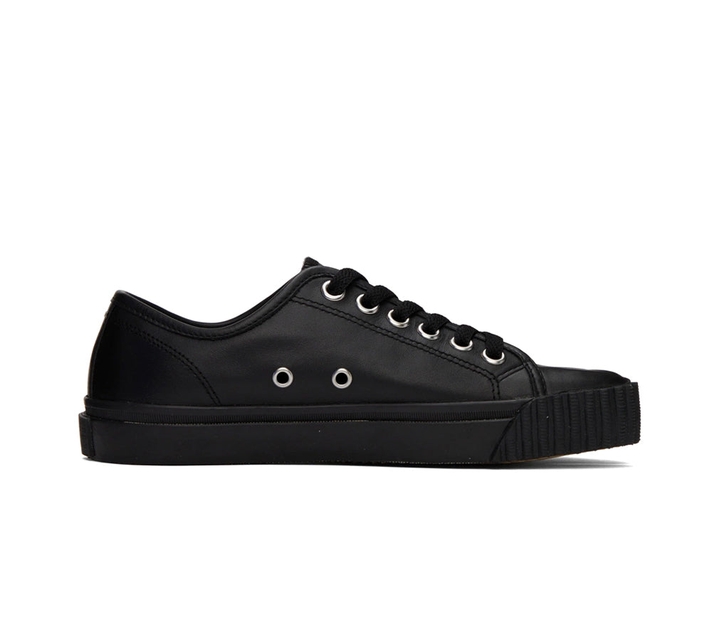 Maison Margiela Tabi Low-Top Leather Sneakers - Black