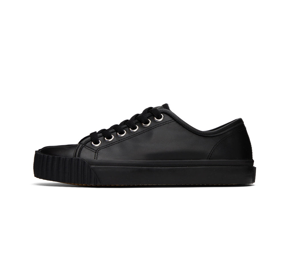 Maison Margiela Tabi Low-Top Leather Sneakers - Black
